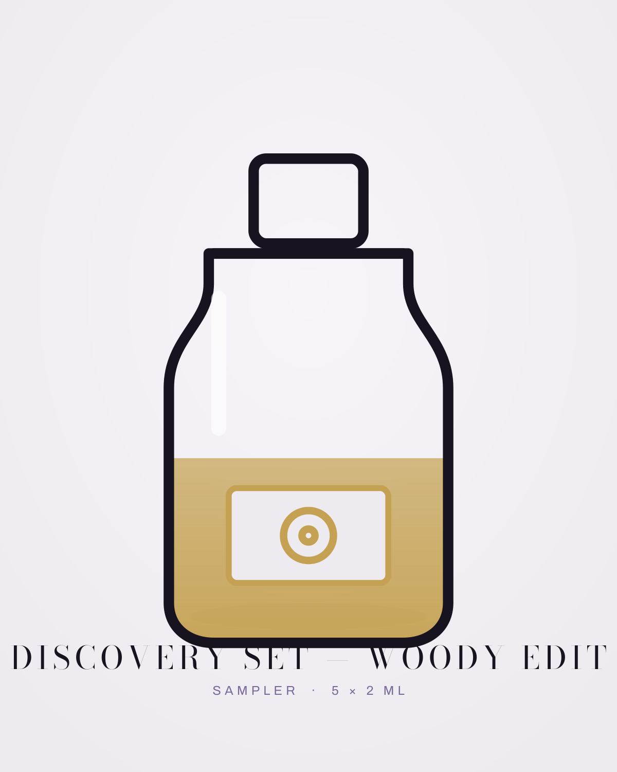 Discovery Set — Woody Edit — 5 × 2 ml — Sampler